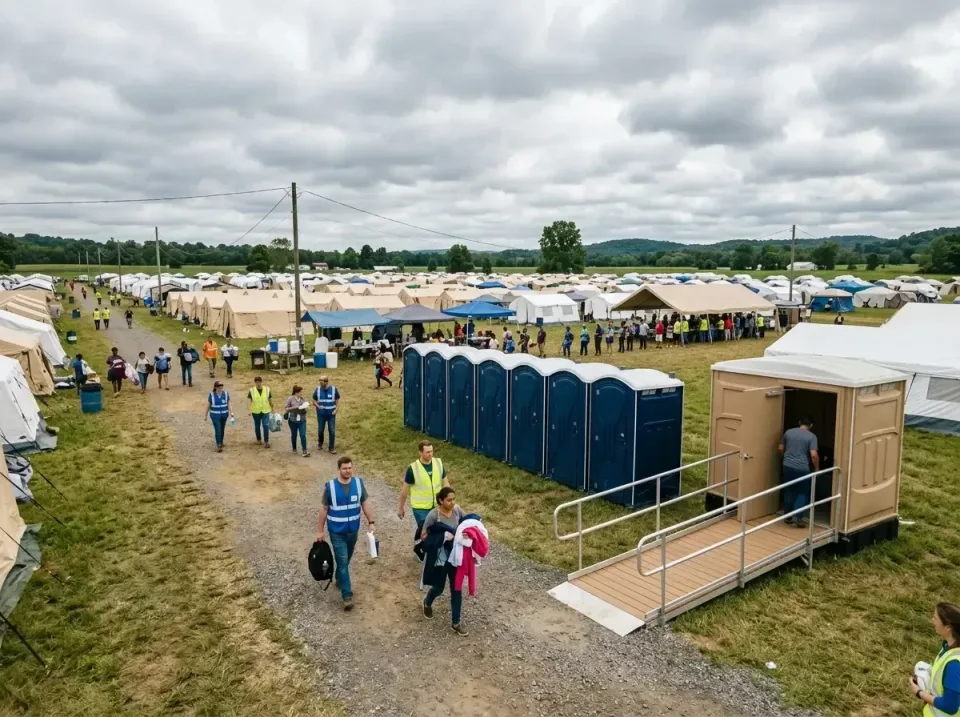 disaster-relief-camp-restrooms-010 — frequently asked questions, Dumpster & Portable Bathrooms Rental in McGehee, AR